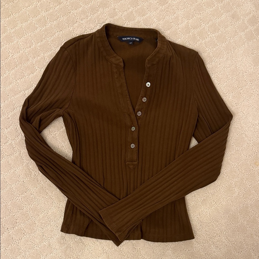 Veronica Beard Jocelyn long sleeve tee